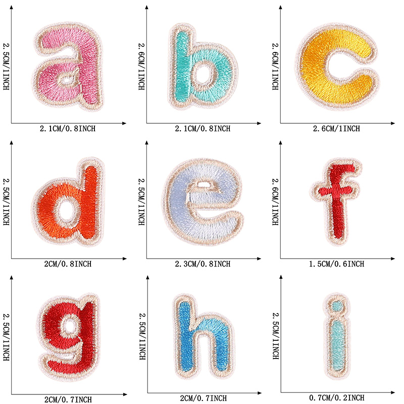 26/Pcs/Lot Fabrics Letter Stri - đánh giá và giá Baby Clothing Sewing