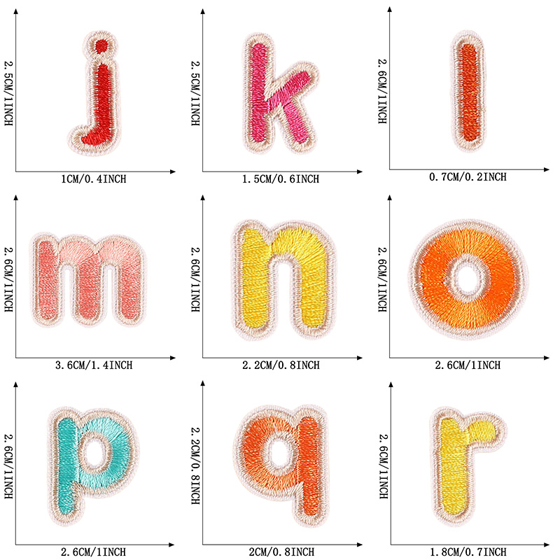 26/Pcs/Lot Fabrics Letter Stri - đánh giá và giá Baby Clothing Sewing