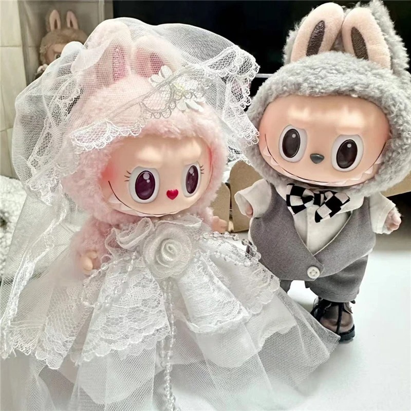 15 17cm For Labubu Doll Weddin - đánh giá và giá Baby Clothing Accessories