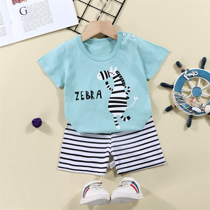 Cotton Tees+Shorts 2-piece Tra - đánh giá và giá Baby Clothing Sets Boy