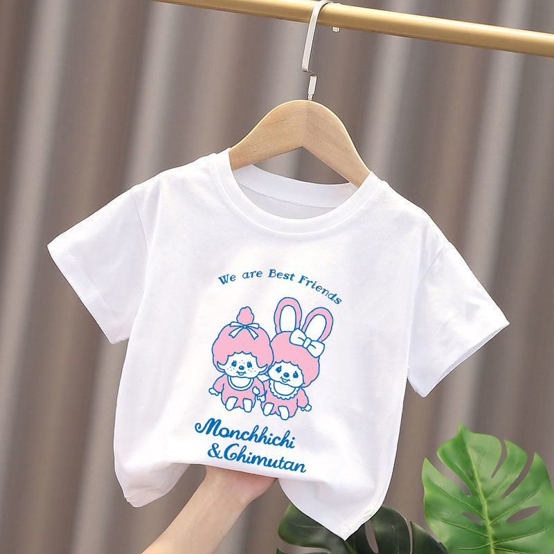 Monchhichi Kids T-shirts Anime - đánh giá và giá Baby Clothing Sets Boy