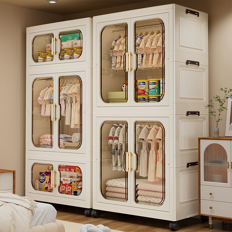 Colorful Foldable Kids Wardrob - đánh giá và giá Baby Clothing Storage