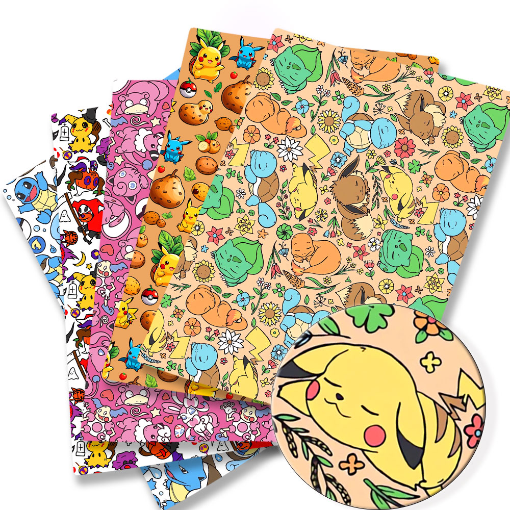 Pokemon Cartoon Fabric140*50cm - đánh giá và giá Baby Clothing Sewing